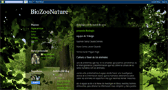 Desktop Screenshot of biozoonature.blogspot.com