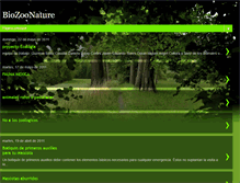 Tablet Screenshot of biozoonature.blogspot.com
