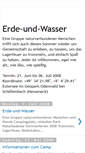 Mobile Screenshot of erde-und-wasser.blogspot.com