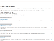 Tablet Screenshot of erde-und-wasser.blogspot.com