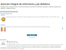 Tablet Screenshot of enfermeriaypiediabetico.blogspot.com