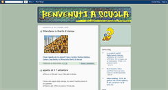 Desktop Screenshot of benvenutiascuola.blogspot.com