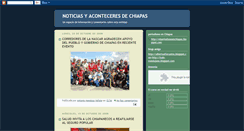 Desktop Screenshot of informacionchiapas.blogspot.com