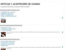 Tablet Screenshot of informacionchiapas.blogspot.com