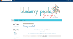 Desktop Screenshot of blueberry-pearls.blogspot.com