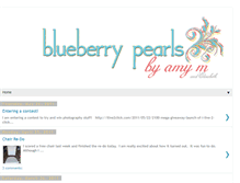 Tablet Screenshot of blueberry-pearls.blogspot.com