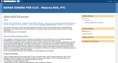 Desktop Screenshot of ganar-por-clic.blogspot.com