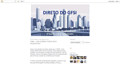 Desktop Screenshot of diretodogfsi.blogspot.com