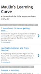 Mobile Screenshot of maulinslearningcurve.blogspot.com