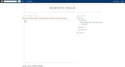 Desktop Screenshot of bkmorningwalk.blogspot.com