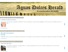 Tablet Screenshot of aguasdulcesherald.blogspot.com