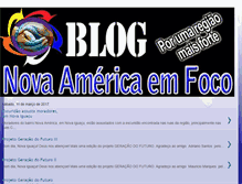 Tablet Screenshot of novaamericaemfoco.blogspot.com