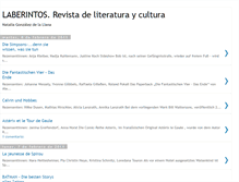 Tablet Screenshot of laberintosrevistadeliteraturaycultura.blogspot.com