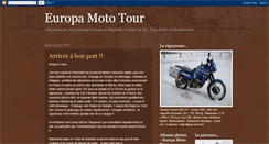 Desktop Screenshot of europamototour.blogspot.com