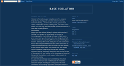 Desktop Screenshot of baseisolation.blogspot.com