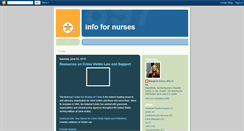 Desktop Screenshot of infofornurses.blogspot.com