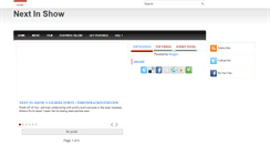 Desktop Screenshot of nextinshow.blogspot.com