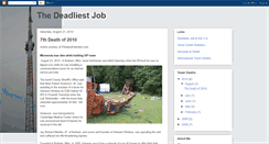 Desktop Screenshot of deadliestjob.blogspot.com