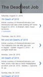 Mobile Screenshot of deadliestjob.blogspot.com