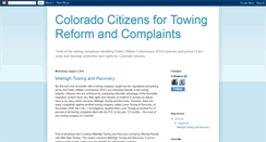 Desktop Screenshot of coloradotowingreform.blogspot.com