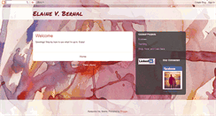 Desktop Screenshot of elainebernal.blogspot.com