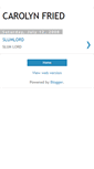 Mobile Screenshot of carolynfried.blogspot.com