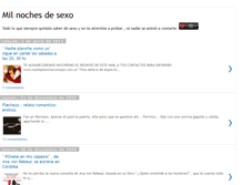 Tablet Screenshot of milnochesdesexo.blogspot.com