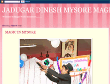 Tablet Screenshot of jadugardinesh.blogspot.com