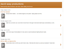 Tablet Screenshot of davidseayvideo.blogspot.com