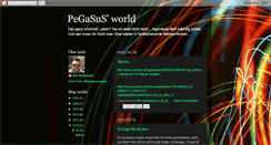 Desktop Screenshot of pegasusworld.blogspot.com