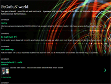 Tablet Screenshot of pegasusworld.blogspot.com