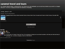 Tablet Screenshot of carameltravel.blogspot.com
