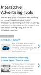 Mobile Screenshot of interactive-advertising-tools.blogspot.com