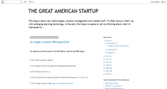 Desktop Screenshot of greatamericanstartup.blogspot.com