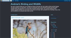 Desktop Screenshot of barbetbirding.blogspot.com