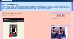 Desktop Screenshot of luvsweetmemory.blogspot.com