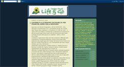 Desktop Screenshot of lifeandgo.blogspot.com