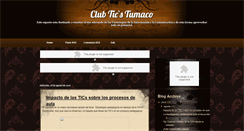 Desktop Screenshot of clubtics.blogspot.com