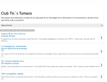 Tablet Screenshot of clubtics.blogspot.com
