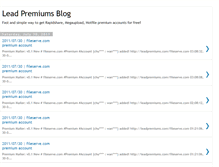 Tablet Screenshot of leadpremiums.blogspot.com