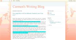 Desktop Screenshot of carmenwriting.blogspot.com