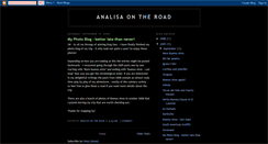 Desktop Screenshot of analisaontheroad.blogspot.com