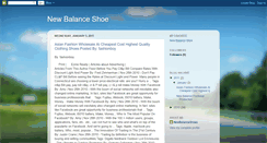 Desktop Screenshot of newbalanceshoe.blogspot.com