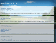 Tablet Screenshot of newbalanceshoe.blogspot.com