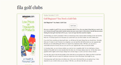 Desktop Screenshot of filagolfclubs.blogspot.com