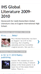 Mobile Screenshot of globalliterature2009.blogspot.com