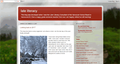 Desktop Screenshot of lateliteracy.blogspot.com