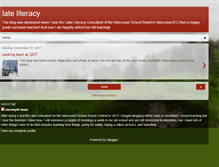 Tablet Screenshot of lateliteracy.blogspot.com