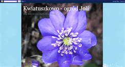 Desktop Screenshot of paczkowianka-kwiatuszkowo.blogspot.com