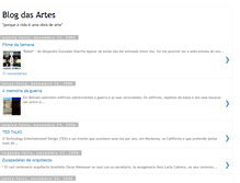 Tablet Screenshot of blogdasartes.blogspot.com